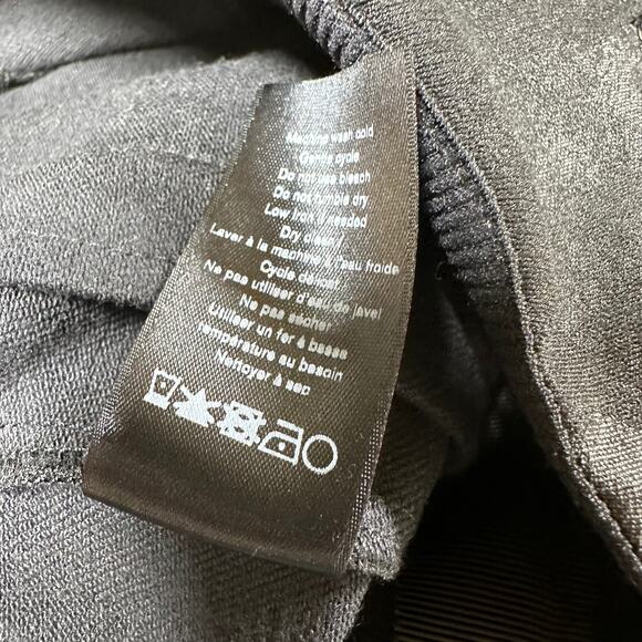 Rag & Bone NWT Simone Leopard Print Zip Pocket Black Silver Pants Size 0 Crop - Picture 8 of 11